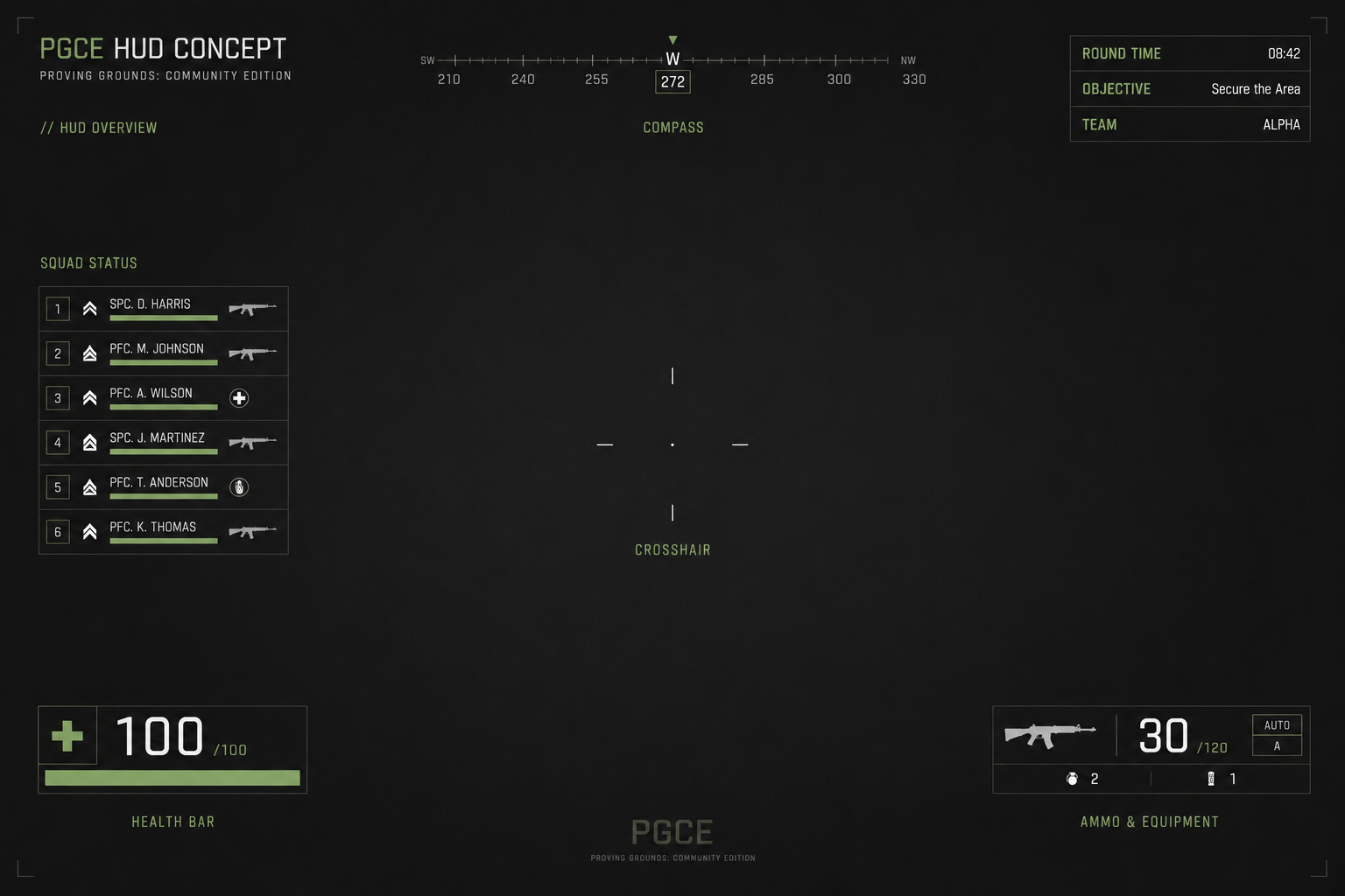 HUD/UI concept art