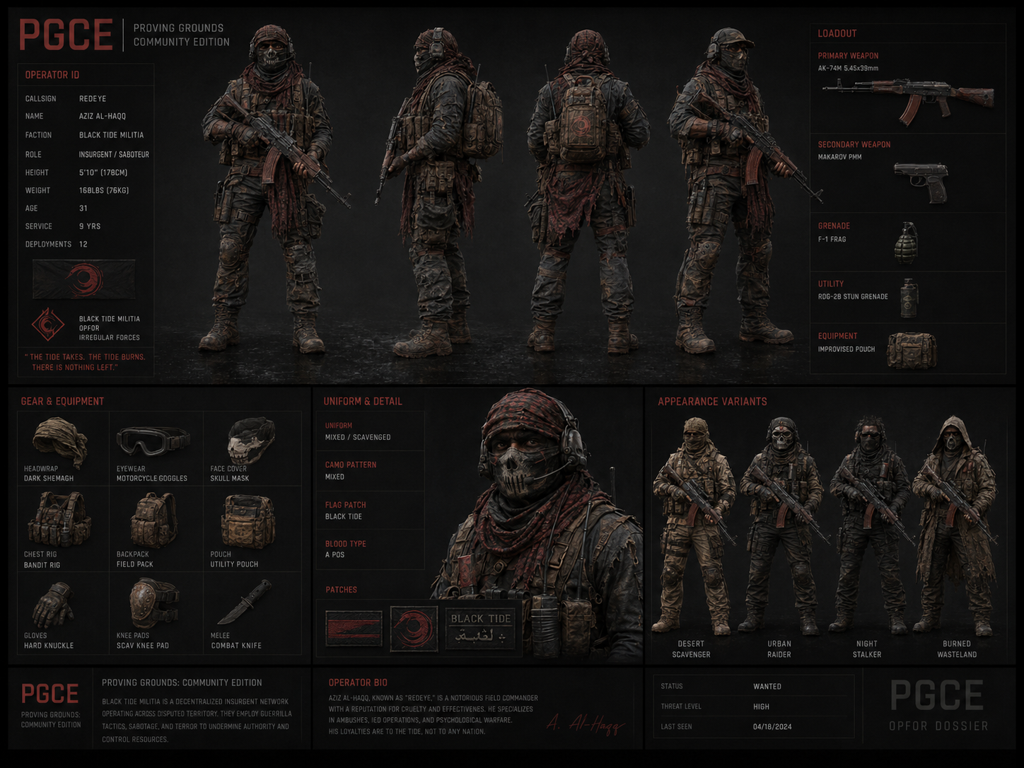 OpFor soldier class